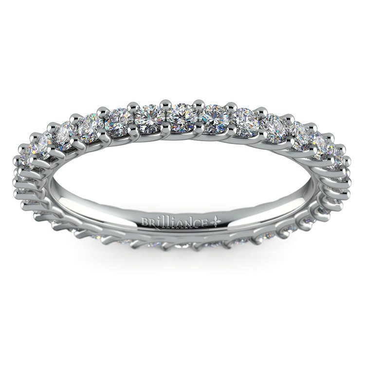 Trellis Diamond Eternity Ring in Platinum | 02