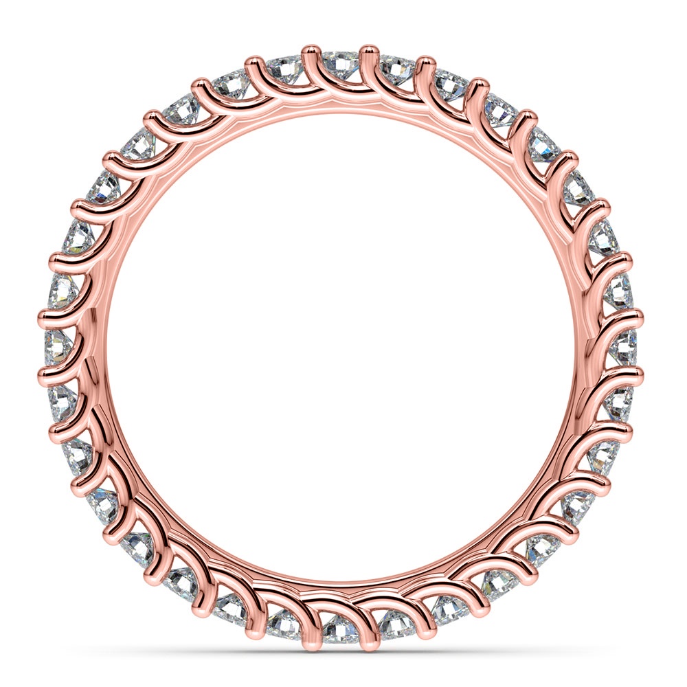Trellis Diamond Eternity Ring in Rose Gold | 03