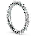 Trellis Diamond Eternity Ring in White Gold | Thumbnail 04