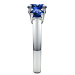 Trellis Three Sapphire Gemstone Ring in Platinum | Thumbnail 04