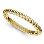 Twisted Rope Wedding Ring in Yellow Gold | Thumbnail 01