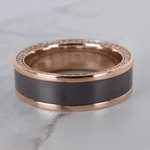 Zeus - Reverse Bevel 18K Rose Gold Diamond Elysium Ring | Thumbnail 07