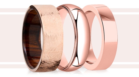 Top Ten Men's Rose Gold Wedding Rings