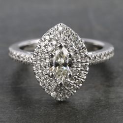 Marquise Double Halo Ring (0.50 Carat) | Other Recently Purchased Rings